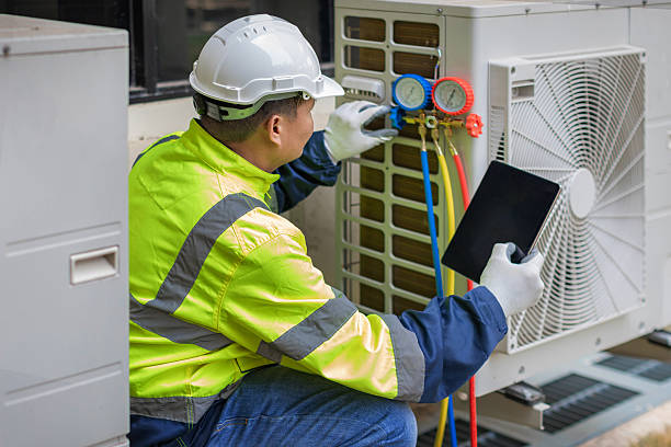 Professional Ductwork Repair technician working in Purlear, NC